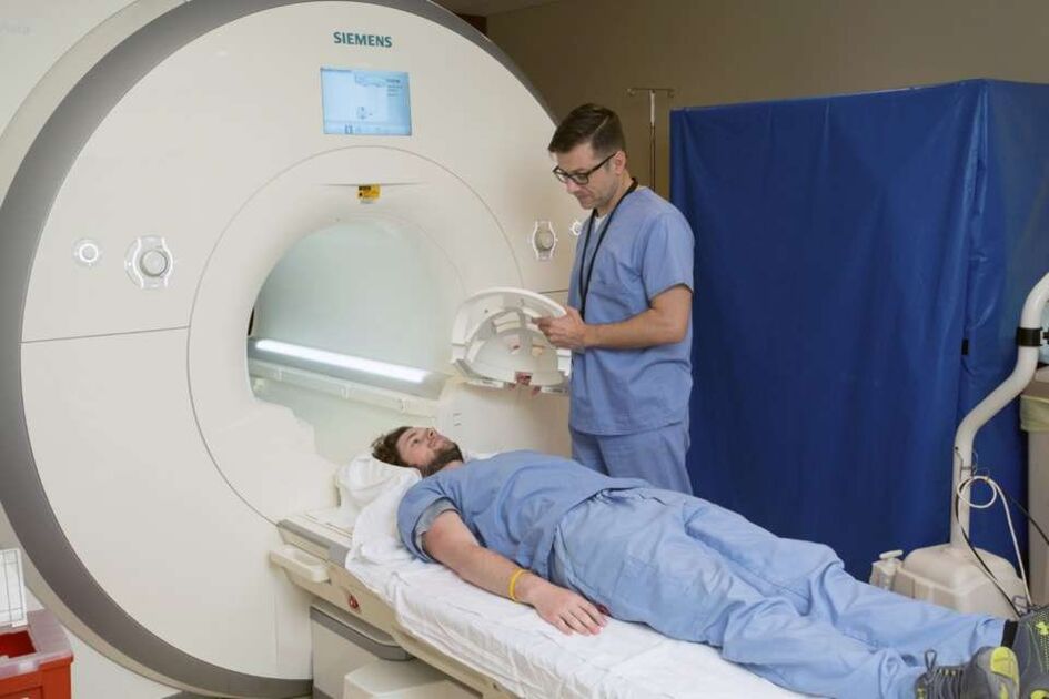 MRI diagnostics sa lumbar osteochondrosis