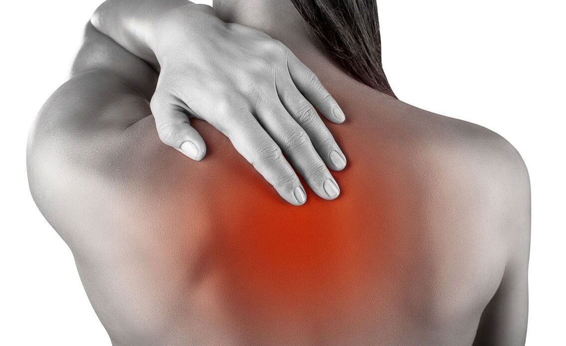 Ang lokalisasyon sa sakit sa likod mao ang kinaiya sa osteochondrosis sa thoracic spine